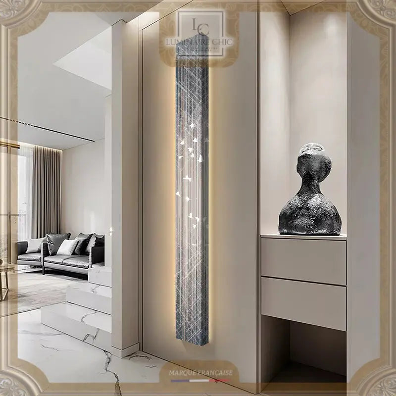 Decorative wall-mounted and illuminated aluminum board  Chic lighting – Luminaire  chic : Luminaires et Suspensions haut de gamme